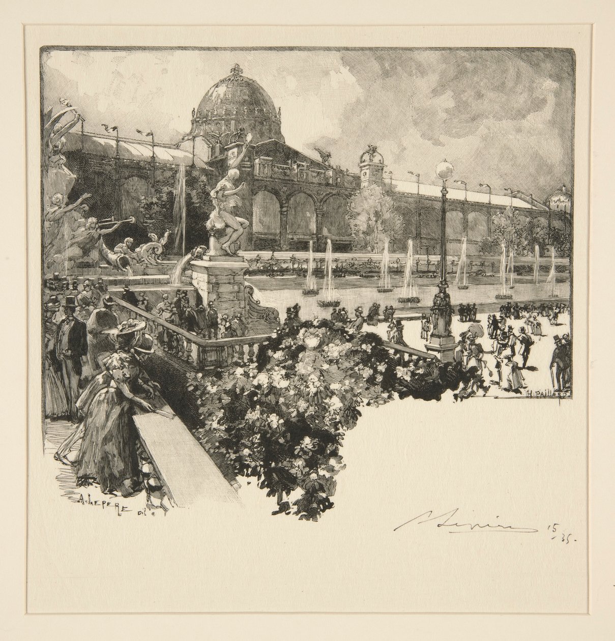 Palace of Liberal Arts, eksteriør av Auguste Lepere