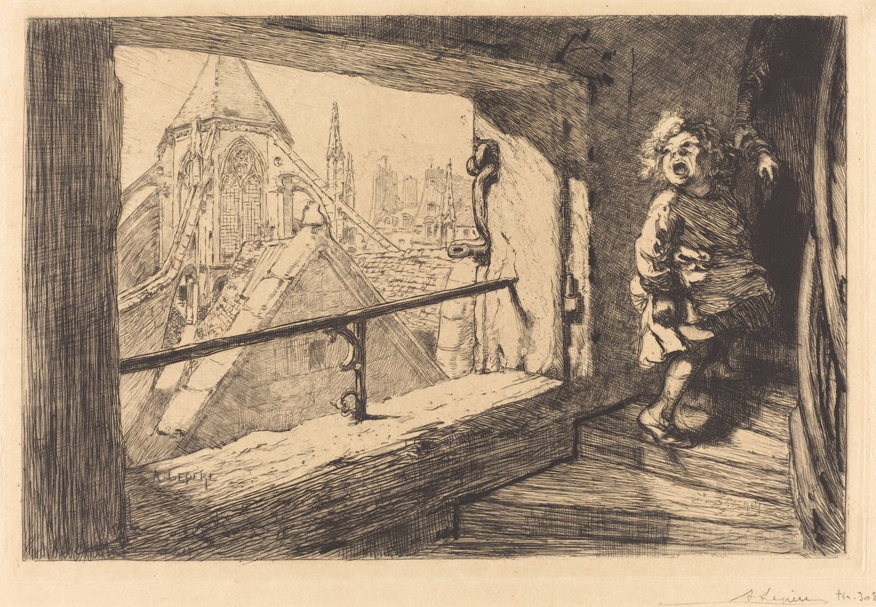 Takene i Saint-Severin av Auguste Lepere