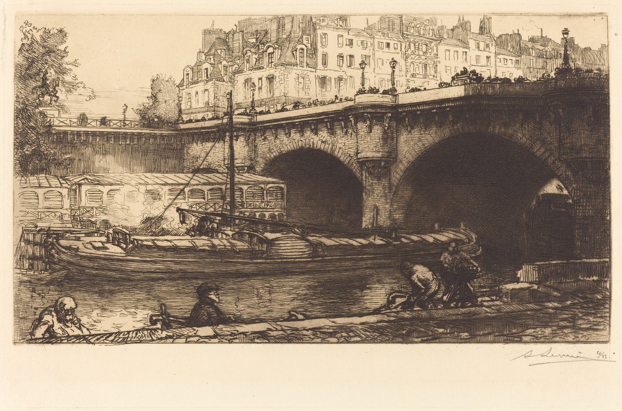 Pont Neuf av Auguste Lepere