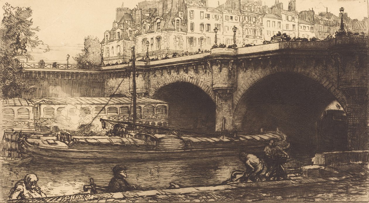 Ny bro, 1901. av Auguste Lepere