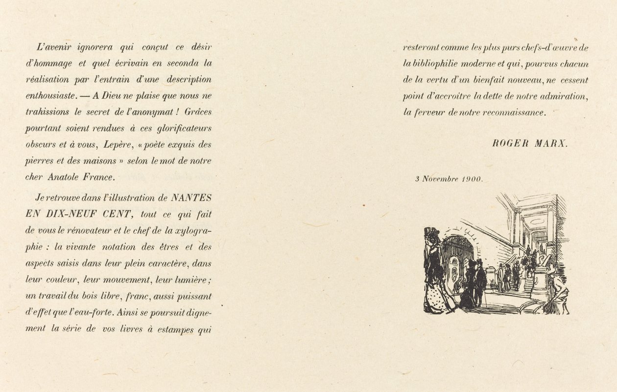 Forord, utgitt 1900. av Auguste Lepere
