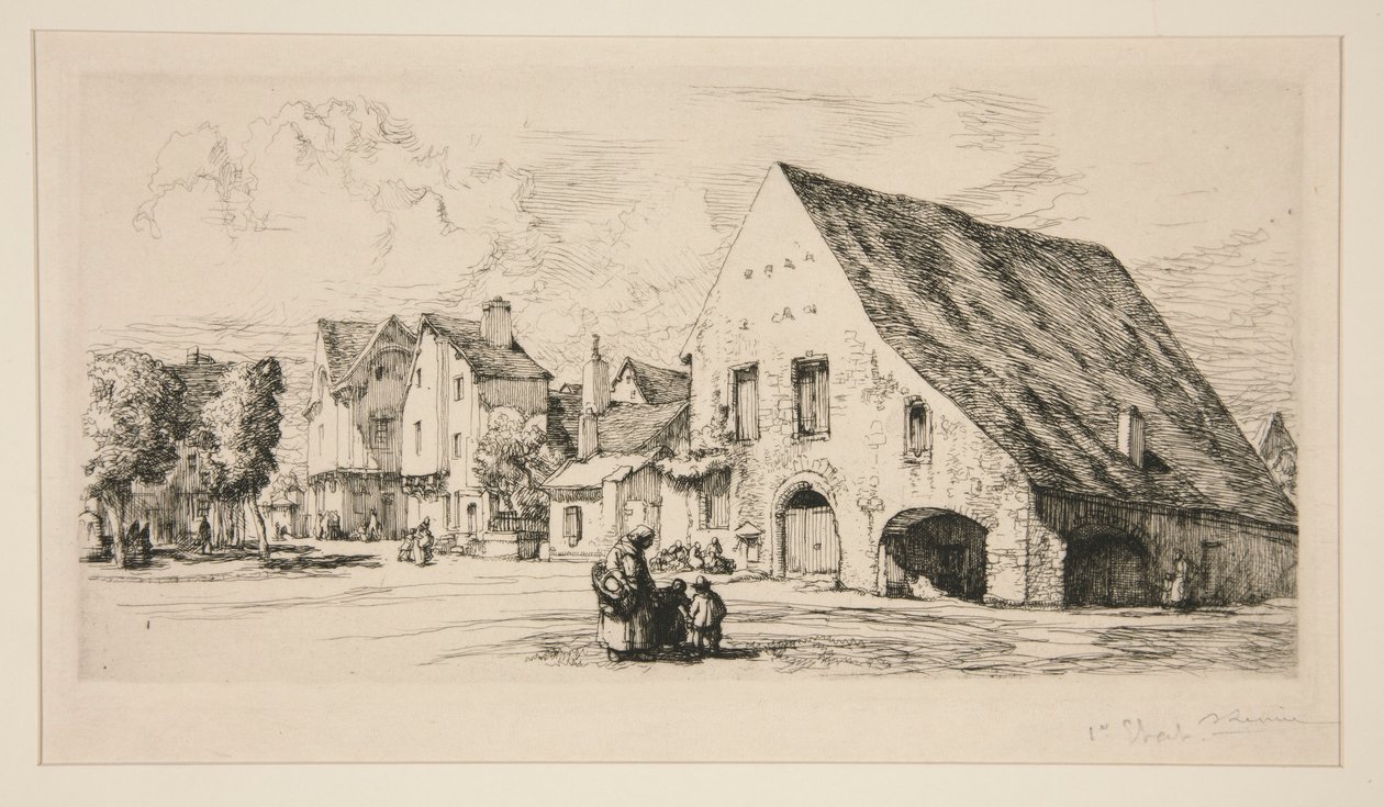 Provins (Seine-et-Marne) av Auguste Lepere