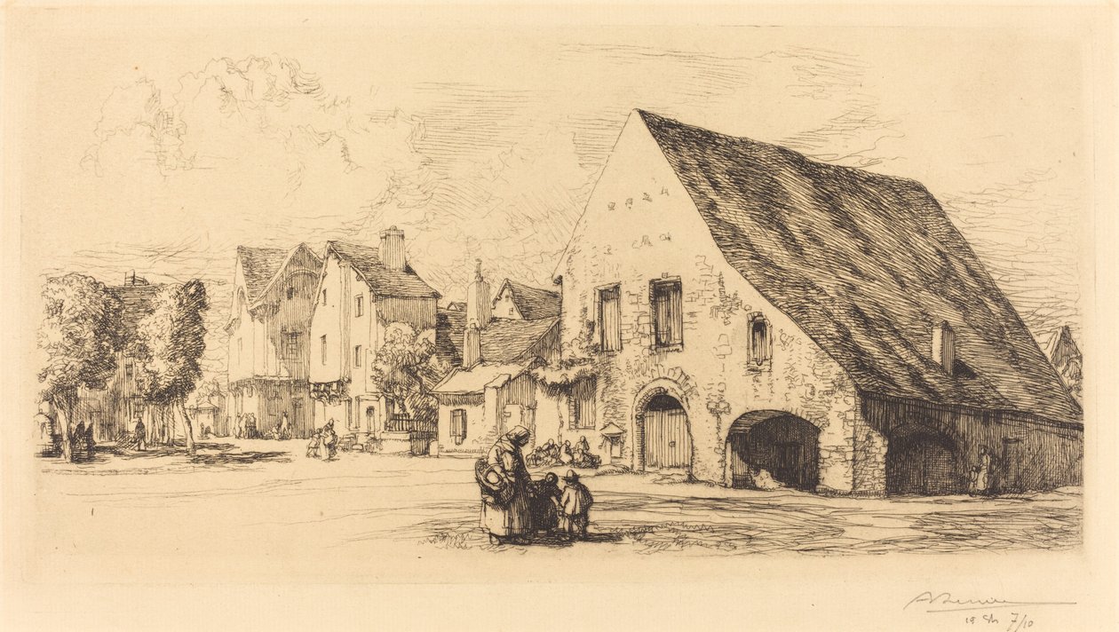 Provins (Seine et Marne) av Auguste Lepere