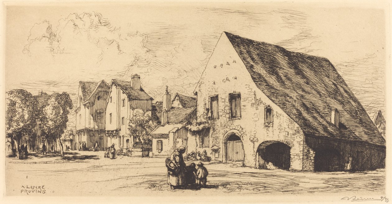 Provins (Seine et Marne) av Auguste Lepere