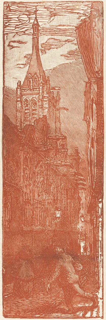 Saint-Severin, utgitt 1901. av Auguste Lepere