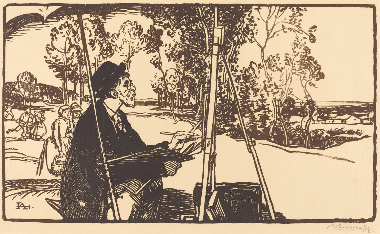 Landskapskunstneren av Auguste Lepere