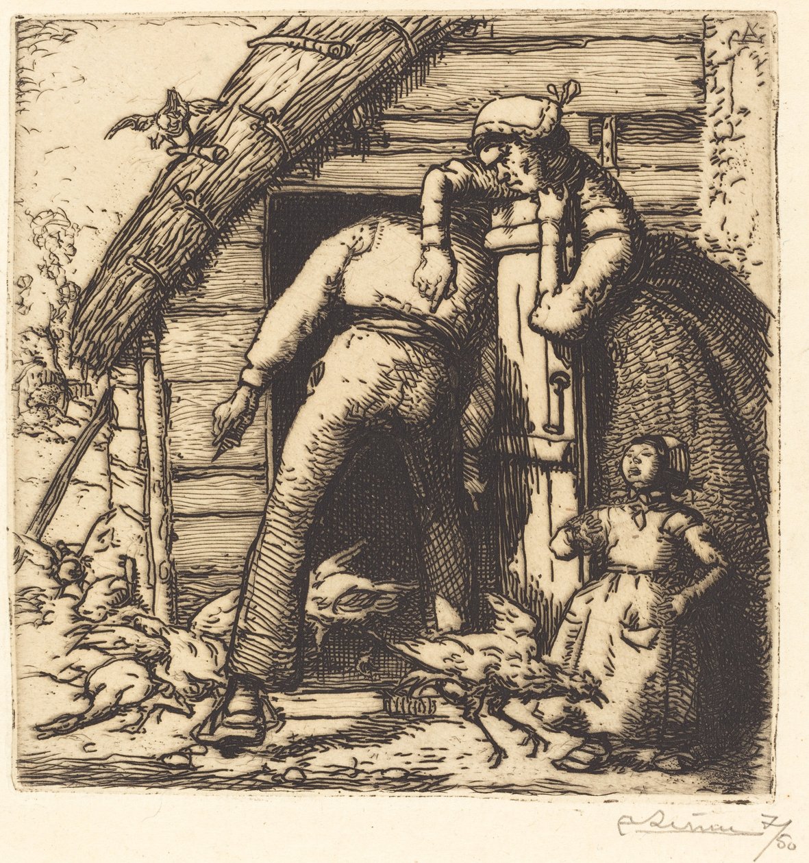 The Poulterer, Vendee av Auguste Lepere