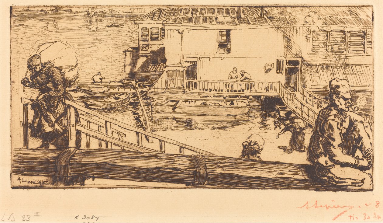 Vaskehuset av Auguste Lepere