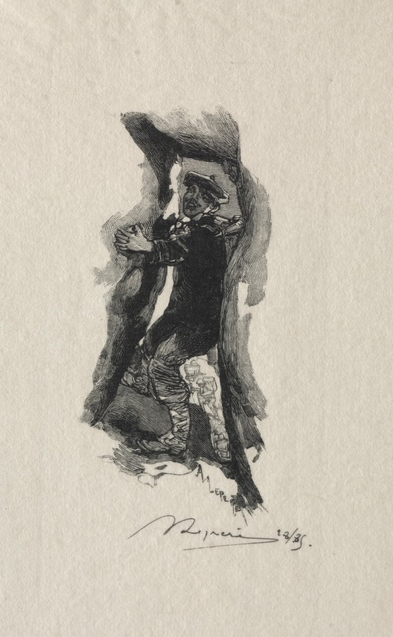 Ved uren av Sept-Cavernes av Auguste Louis Lepère