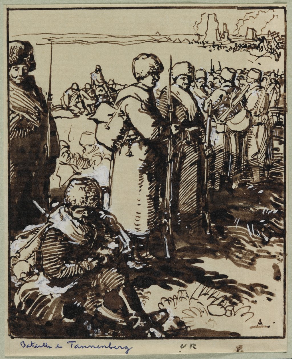 Bataille de Tannenberg, 1914. av Auguste Louis Lepère