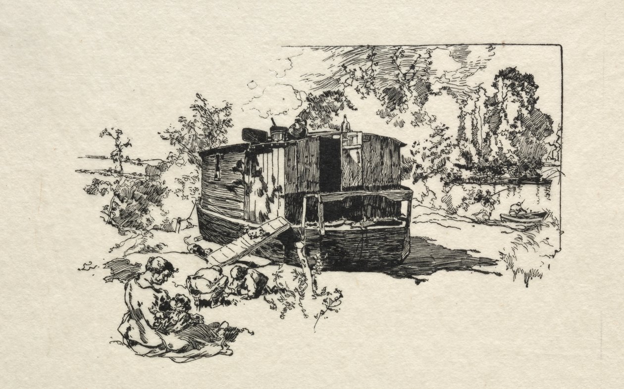 Boligbåt av Auguste Louis Lepère