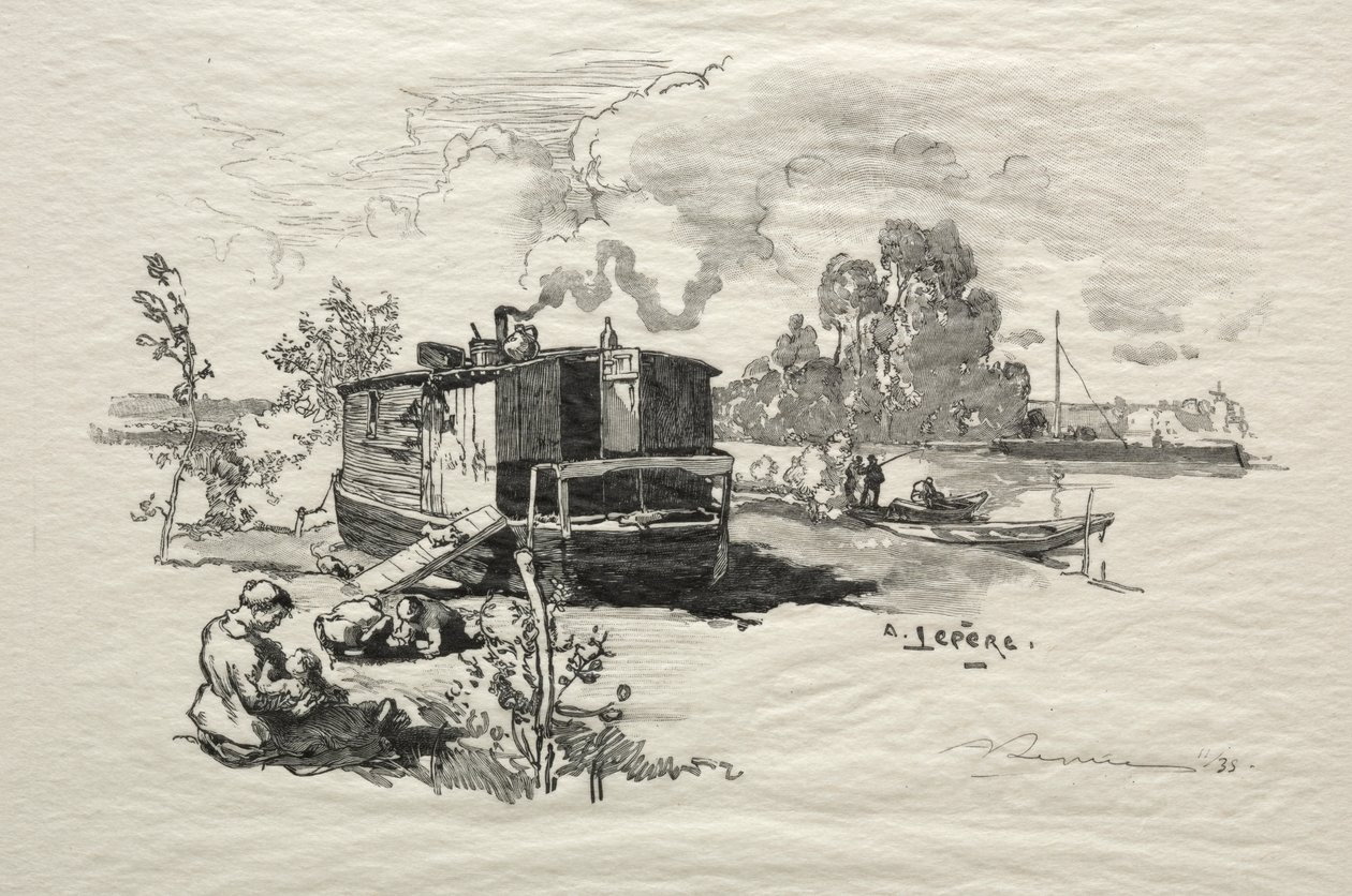 Boligbåt av Auguste Louis Lepère