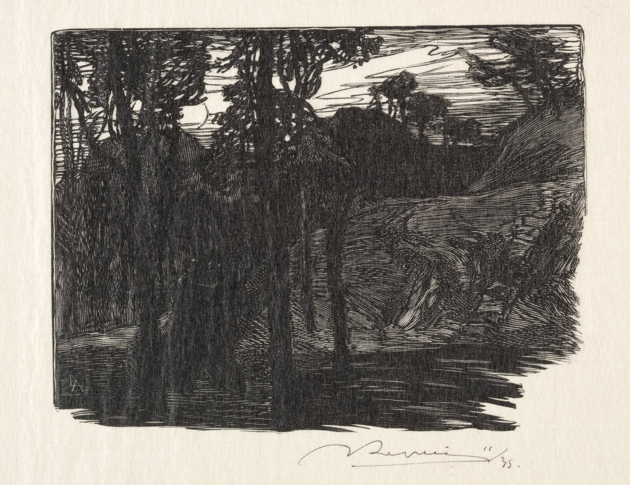 Kveld. av Auguste Louis Lepère