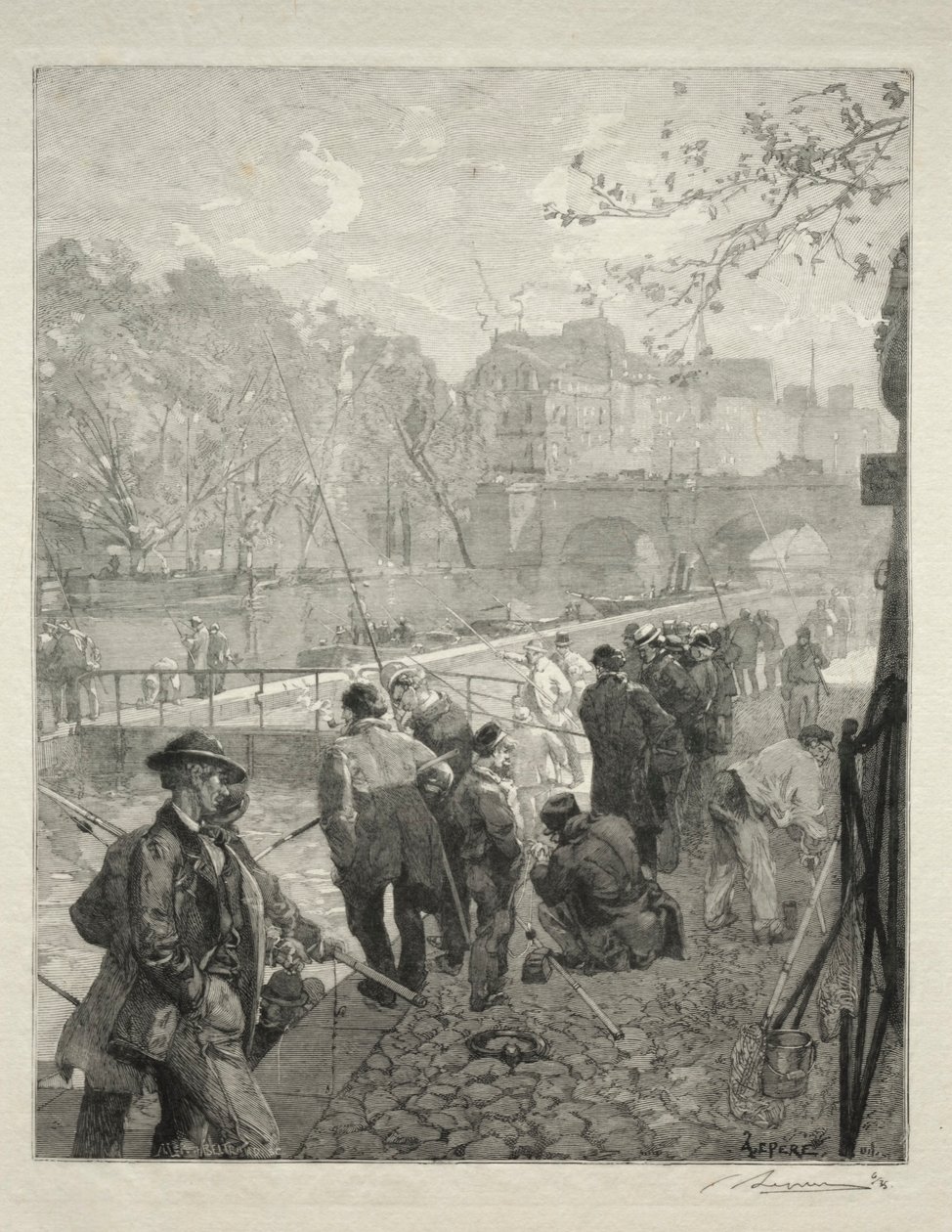 Låsen til valutaen. av Auguste Louis Lepère