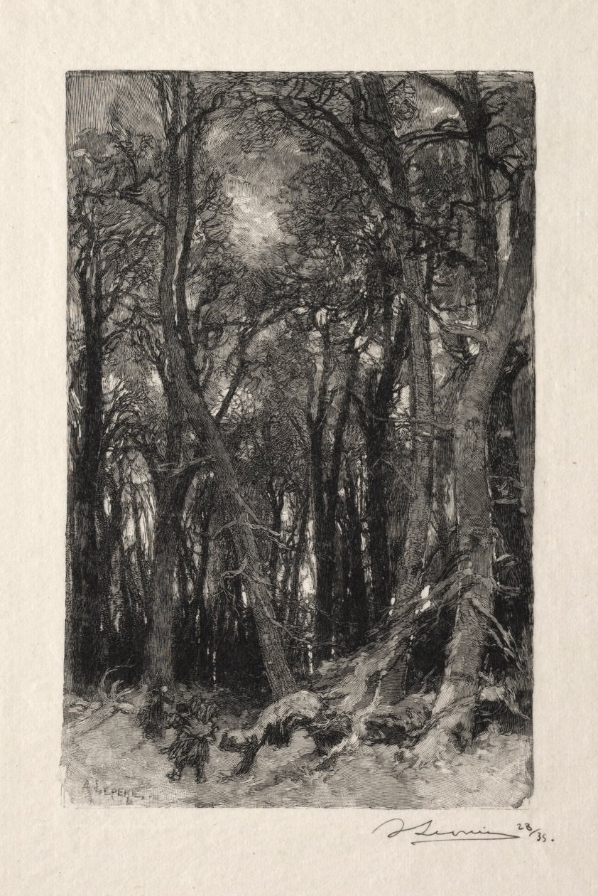 Le Bas-Breau av Auguste Louis Lepère