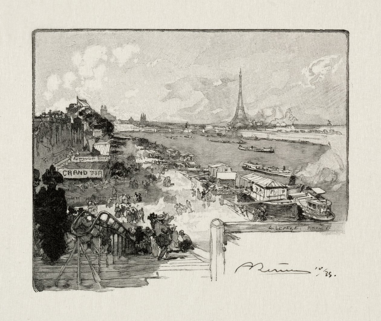 Daglig poeng av Auguste Louis Lepère