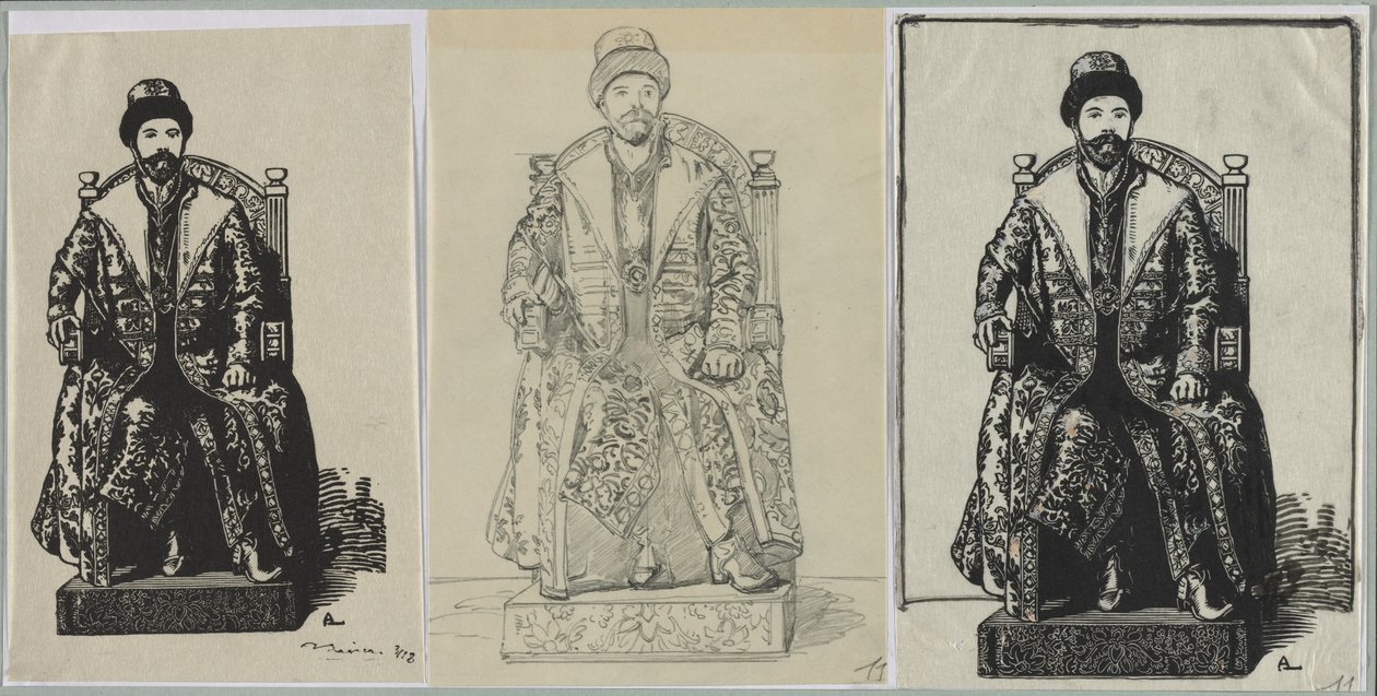 Le Tsar, 1914. av Auguste Louis Lepère
