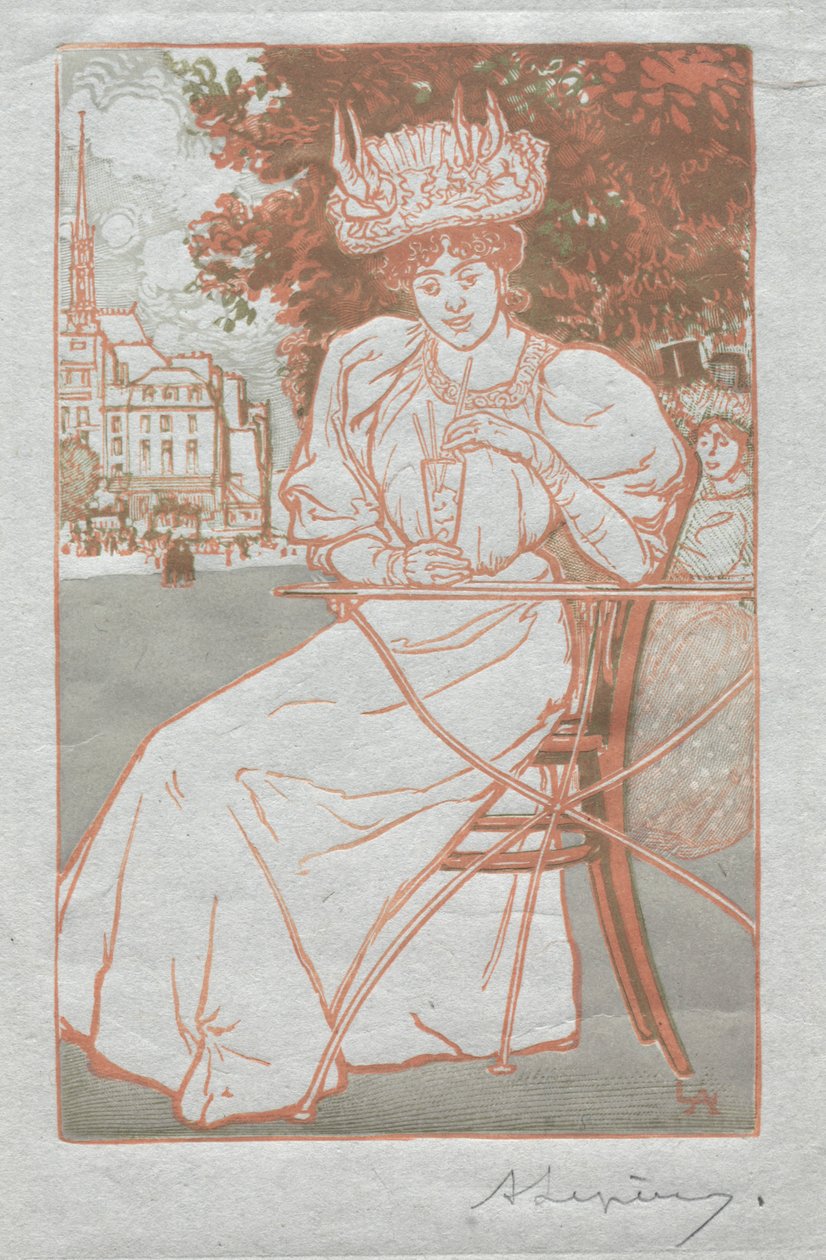 Paris Almanac, 1897: Sommer, 1897. av Auguste Louis Lepère