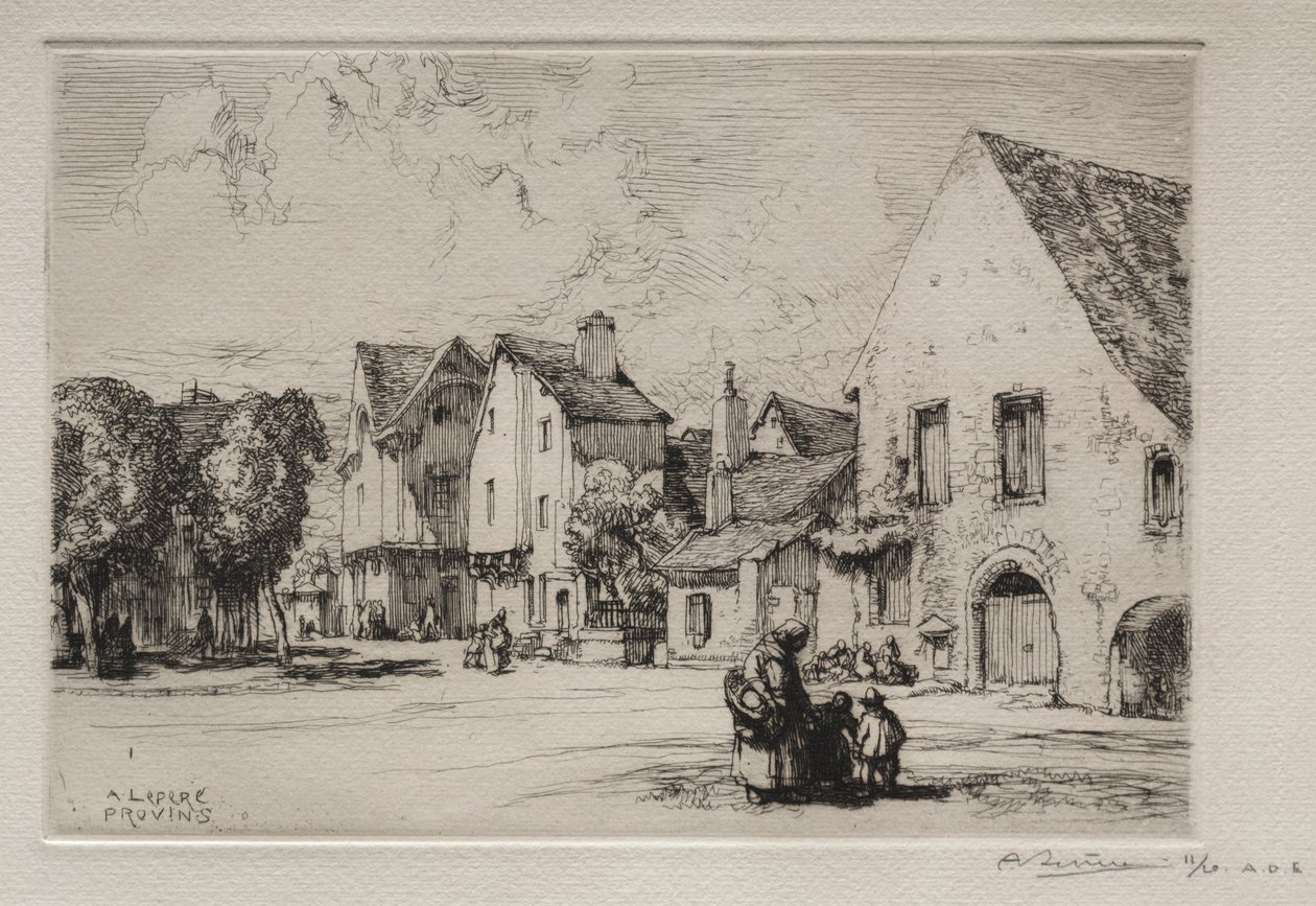 Provins . av Auguste Louis Lepère