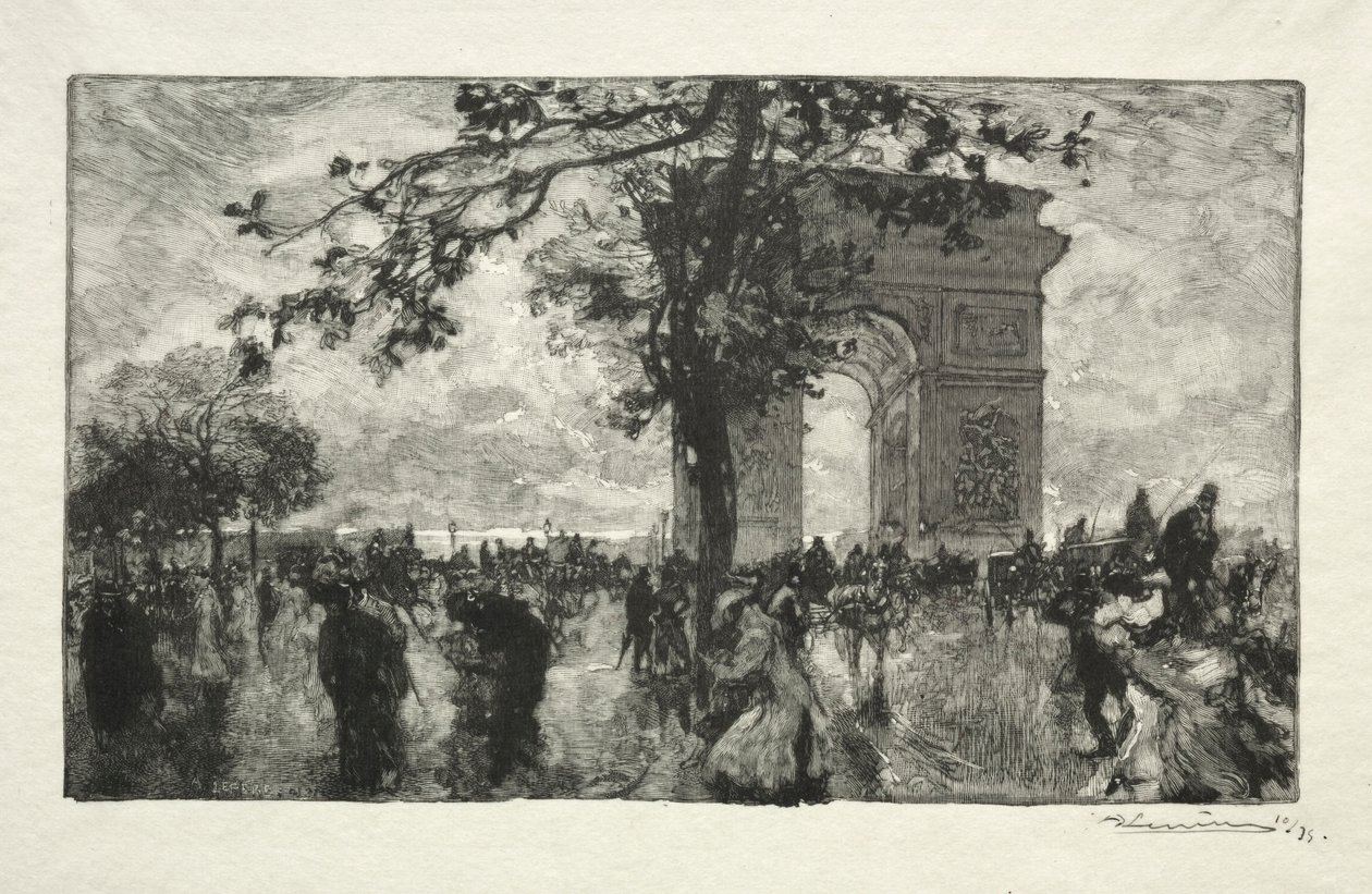 Return of the Wood. av Auguste Louis Lepère