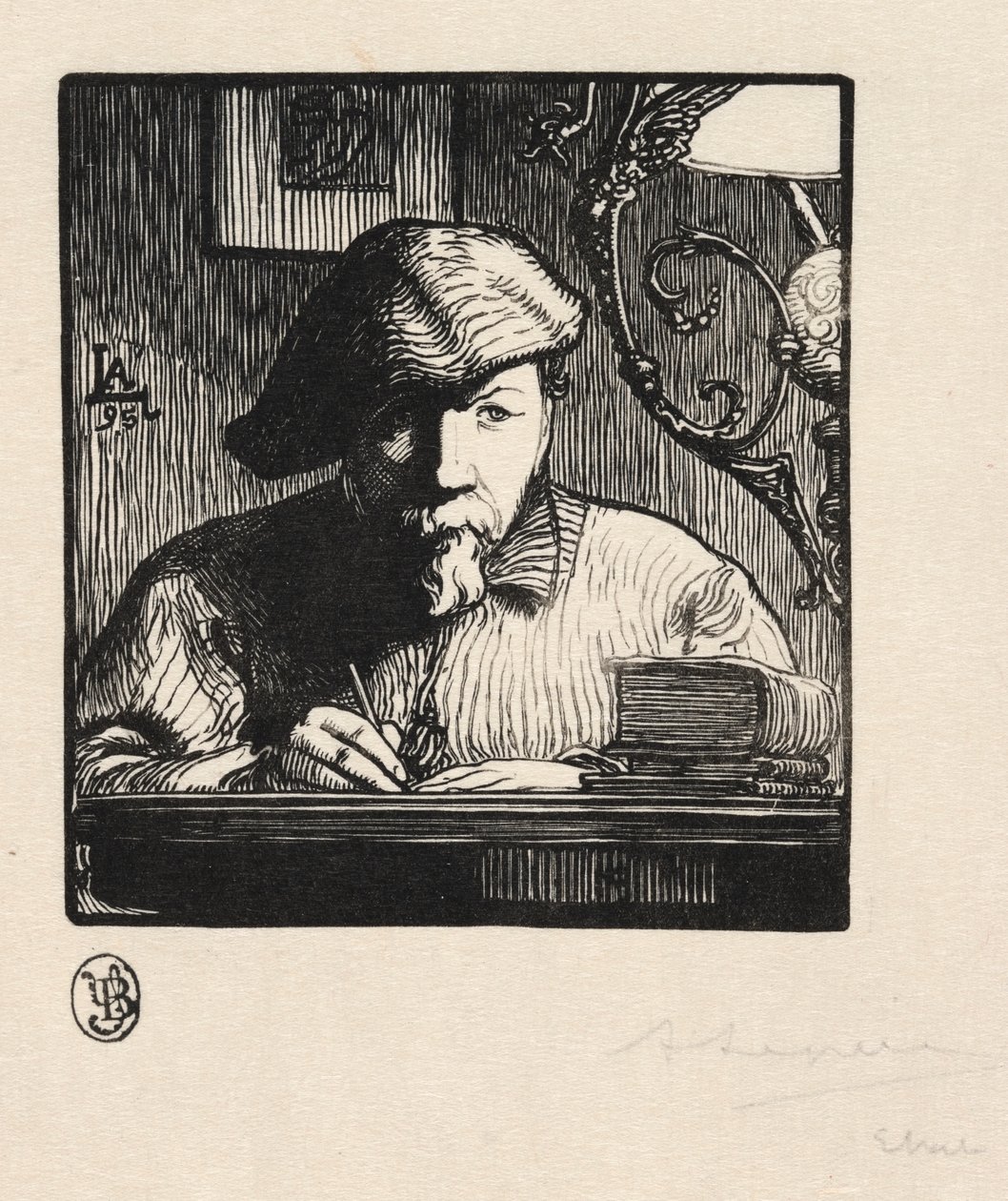 Selvportrett av Auguste Louis Lepère