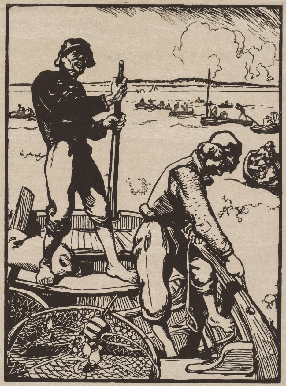 Rekefiskere av Auguste Louis Lepère