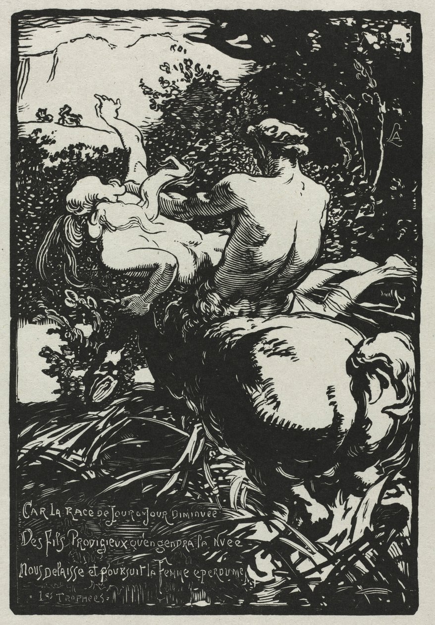Kentauren, 1896. av Auguste Louis Lepère