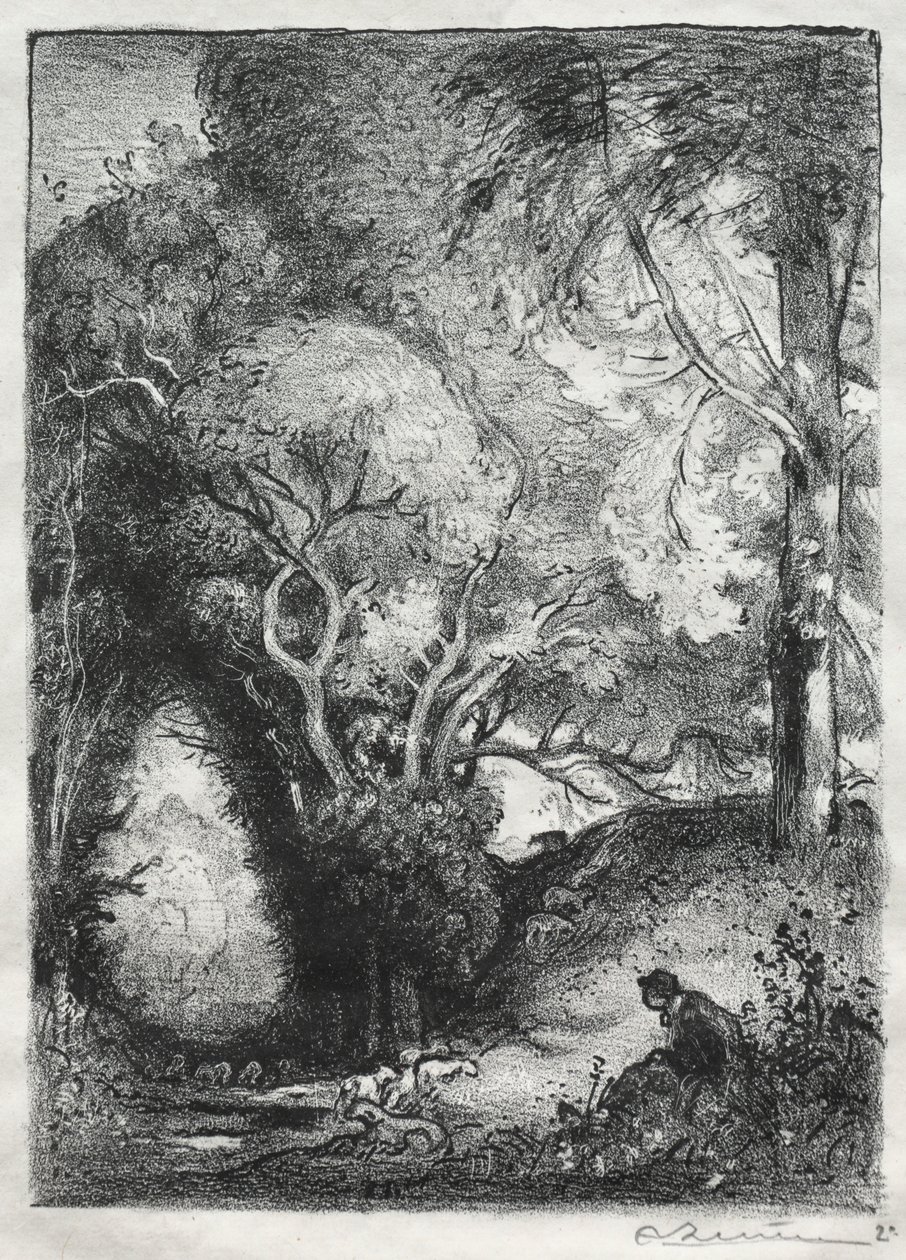 Ravinen i juni av Auguste Louis Lepère