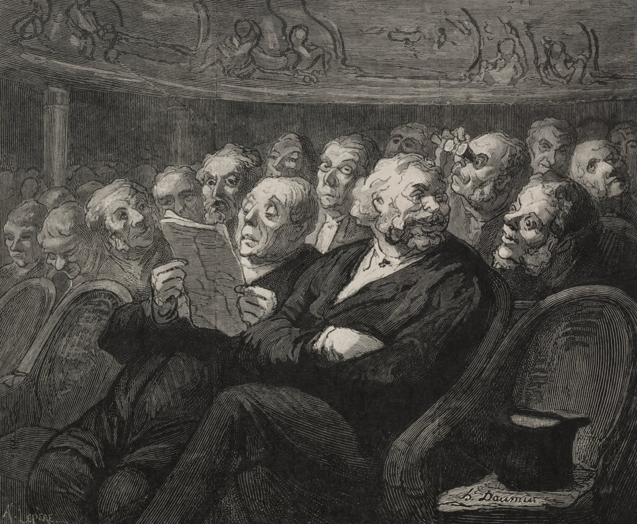 Teateret: Orkestergraven av Auguste Louis Lepère