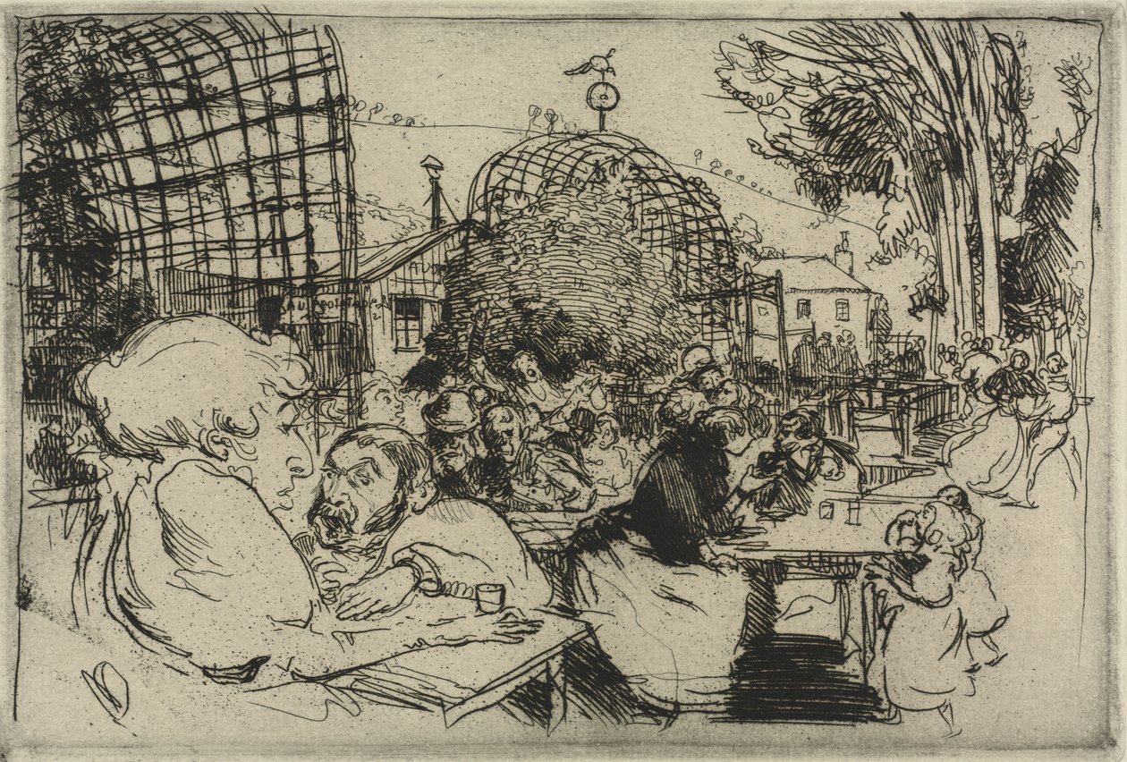 De to pukkelryggene av Auguste Louis Lepère