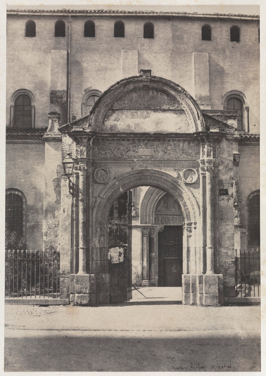 Porte Bachelier, Saint-Sernin kirke, Toulouse (Haute-Garonne) av Auguste Mestral