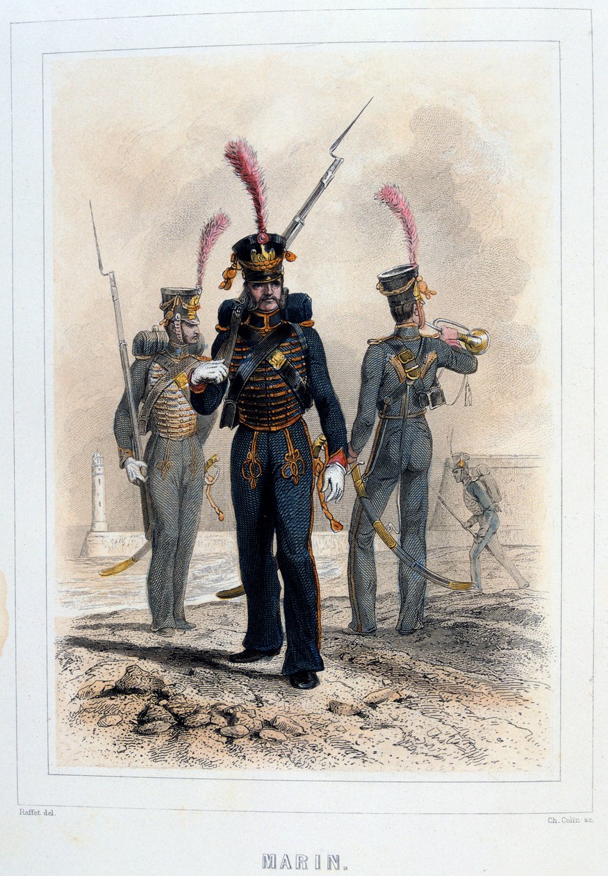 Marine, 1859. av Auguste Raffet