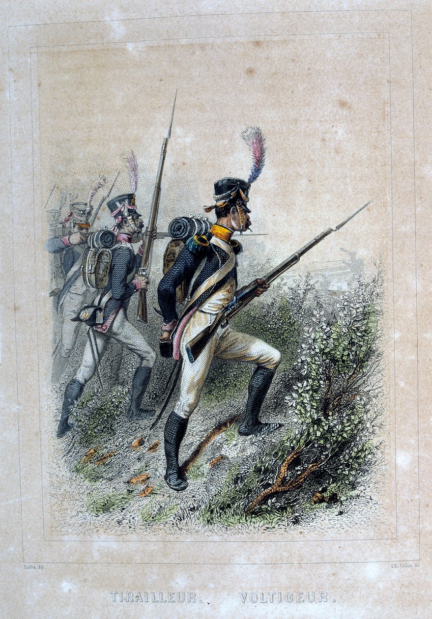 Tirailleur Voltigeur, Rifleman, 1859. av Auguste Raffet