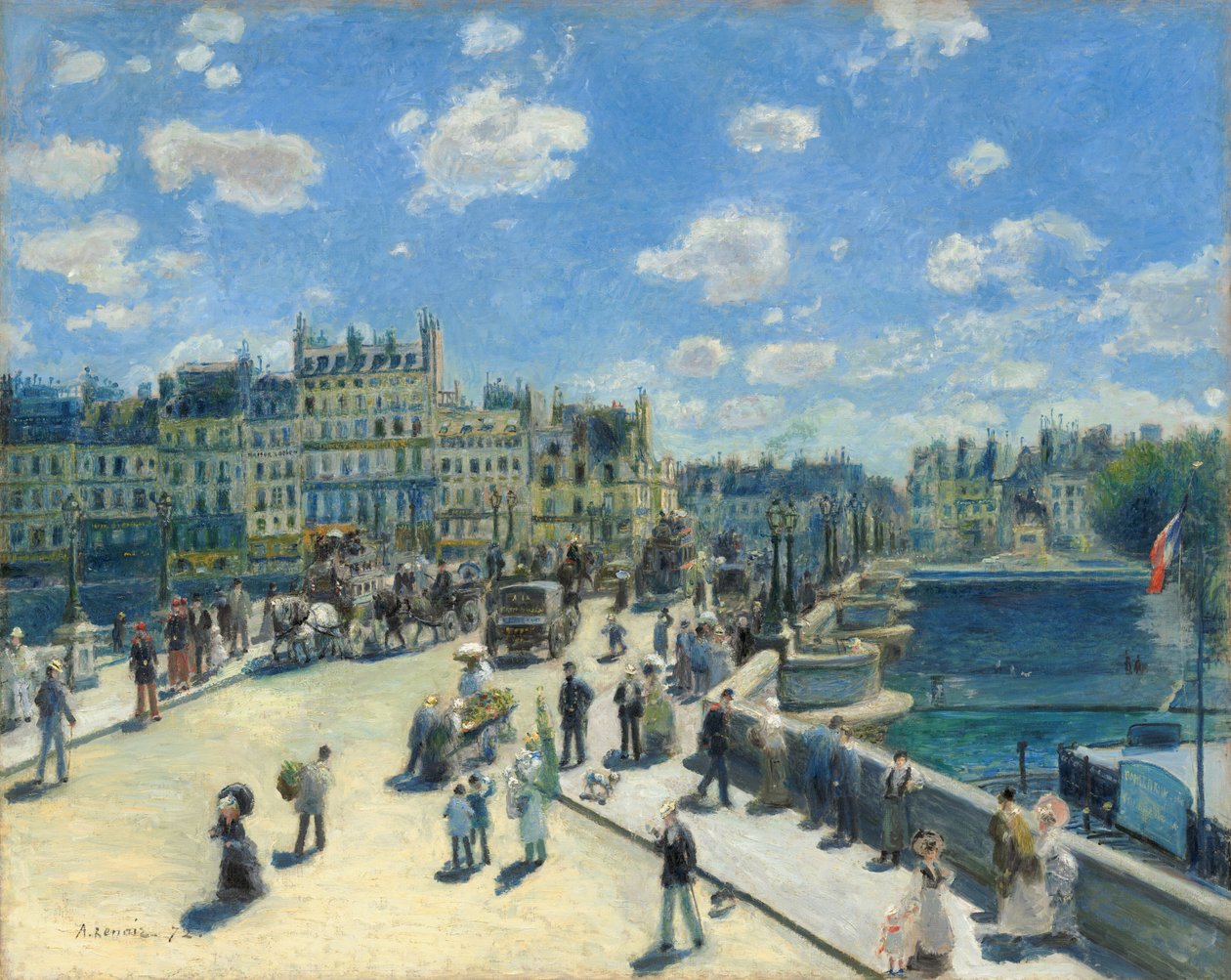 Pont Neuf, Paris av Auguste Renoir