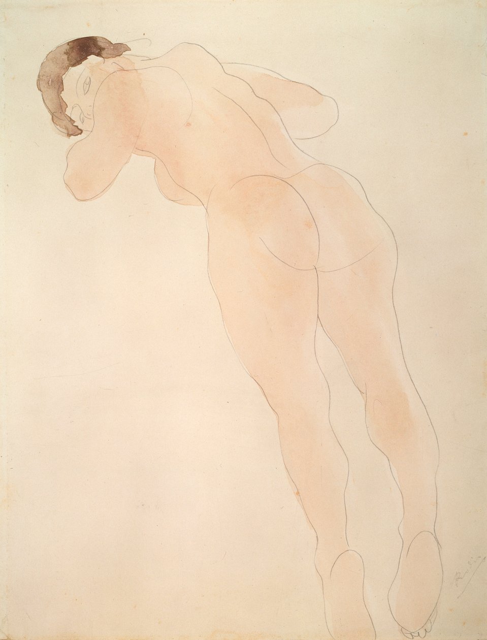 En naken, 1900-1908. av Auguste Rodin