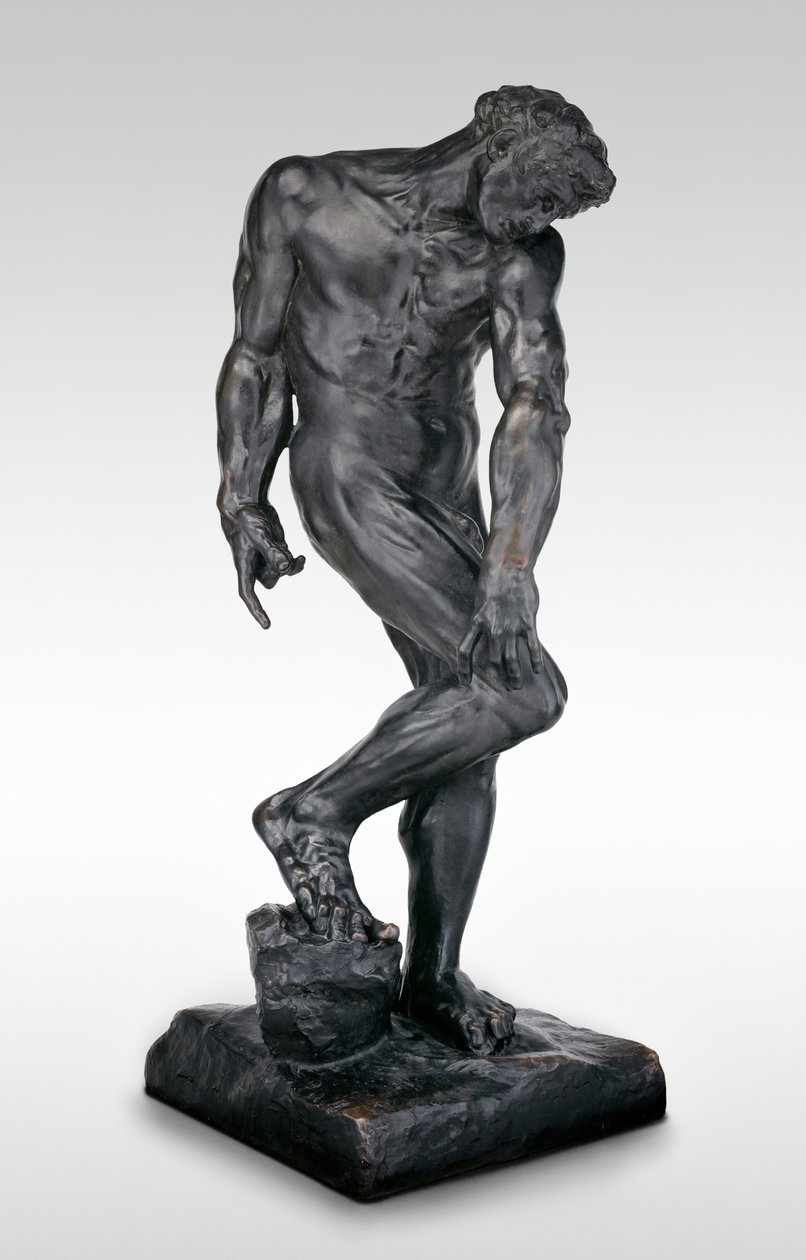 Adam, modellert 1881, rollebesetning rundt 1924. av Auguste Rodin