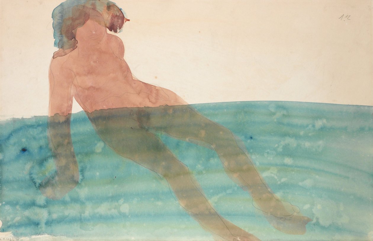 Badende kvinne, ca. 1901-1902 av Auguste Rodin