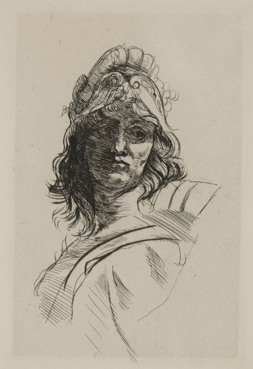 Byste av Bellona av Auguste Rodin