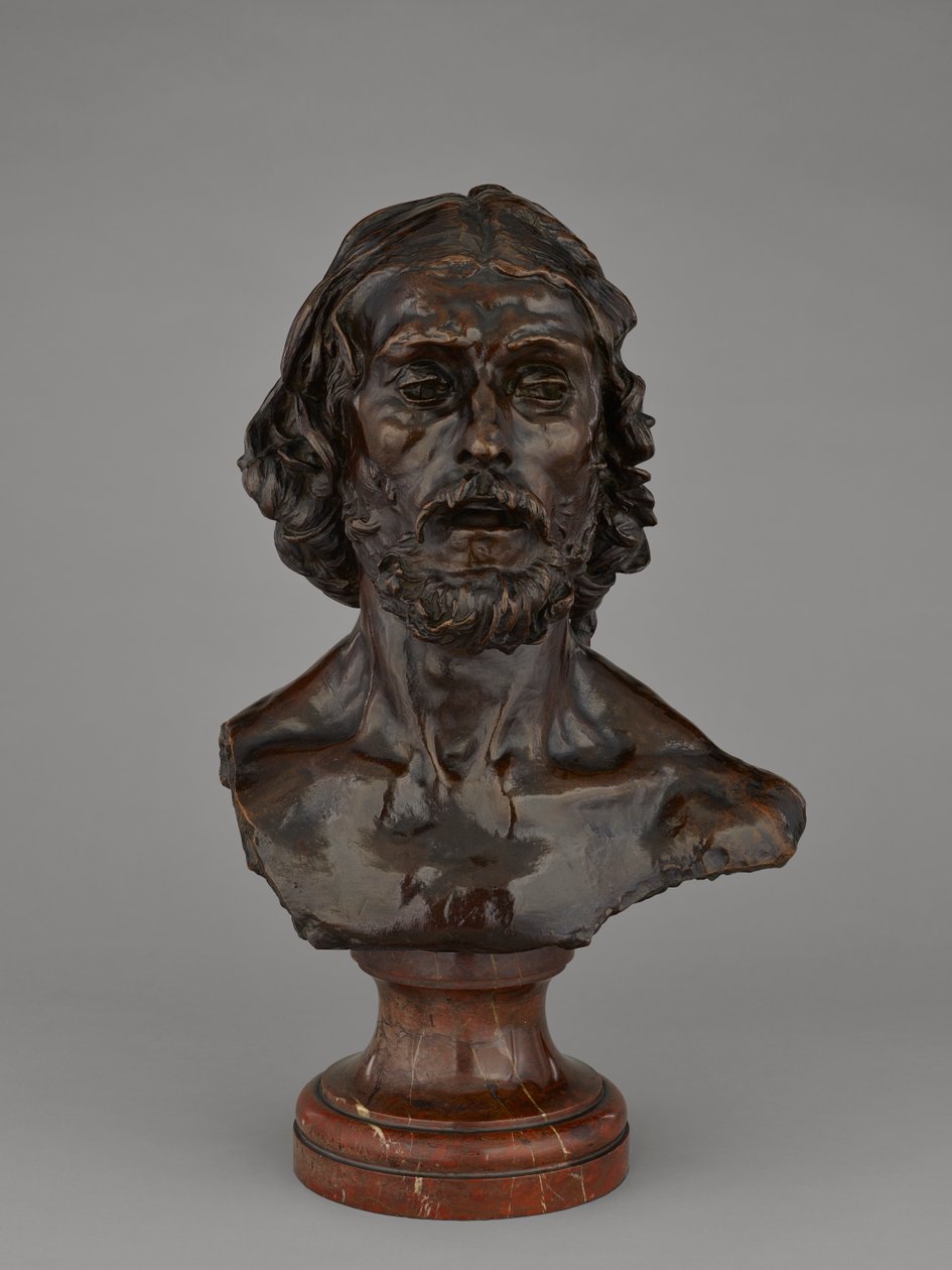 Byste av døperen Johannes, 1886 av Auguste Rodin