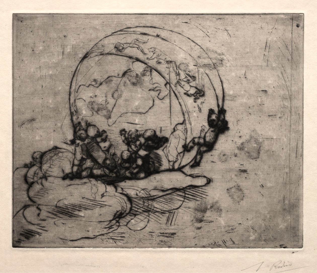 Cupids som leder verden, 1881. av Auguste Rodin