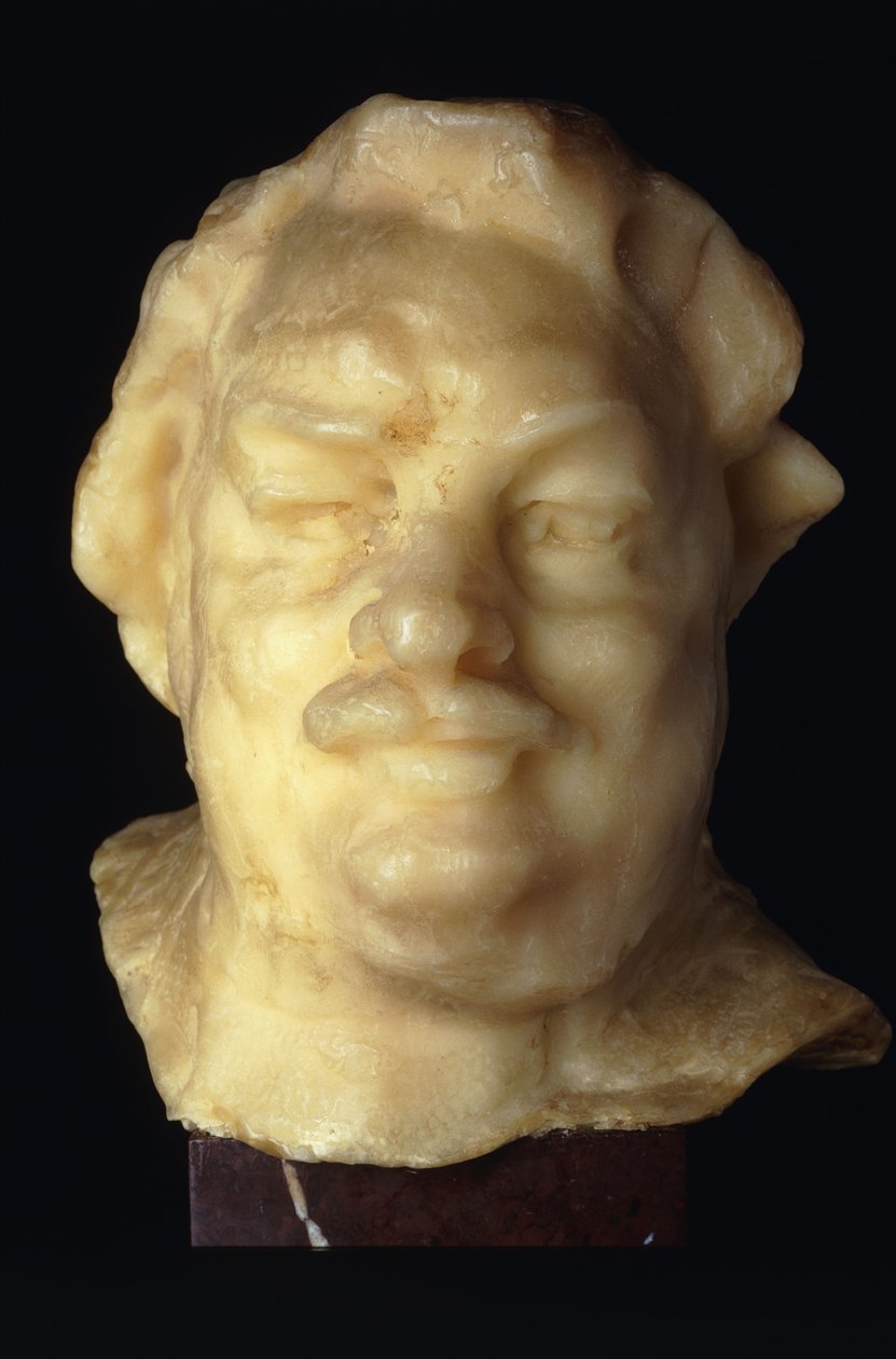 Leder for Balzac; Tete de Balzac, 1892 av Auguste Rodin