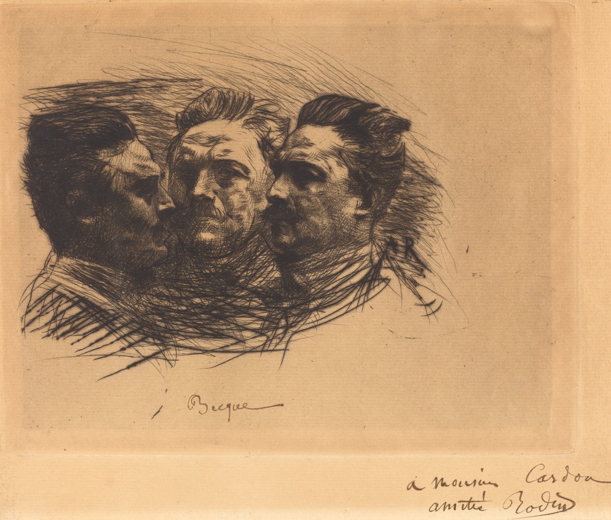 Henry Becque, 1885. av Auguste Rodin
