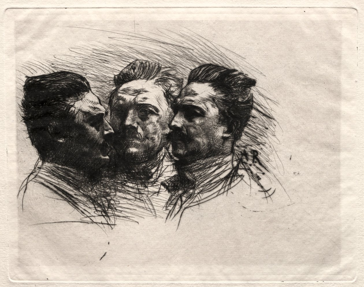 Henry Becque. av Auguste Rodin