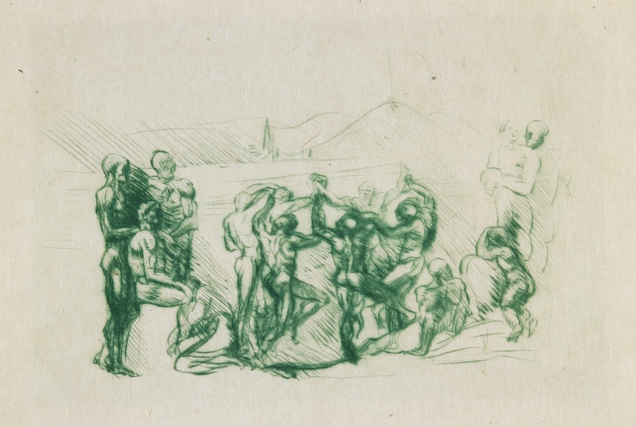 La Ronde, ca. 1883-84 av Auguste Rodin
