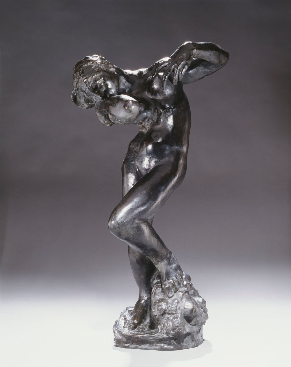 Meditasjon, 1885 og 1924 av Auguste Rodin