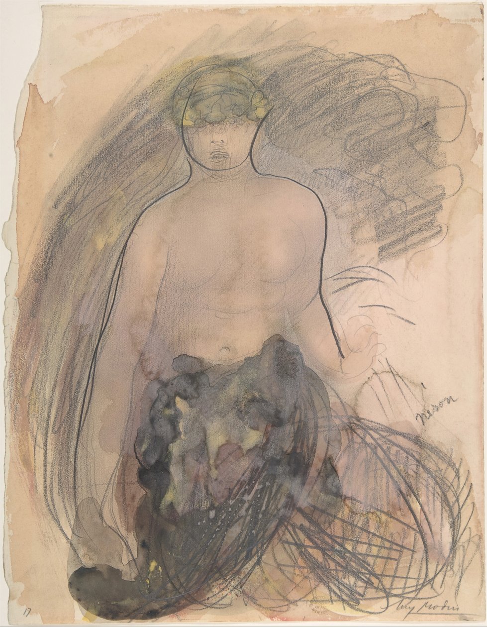 Nero, 1900-1910. av Auguste Rodin