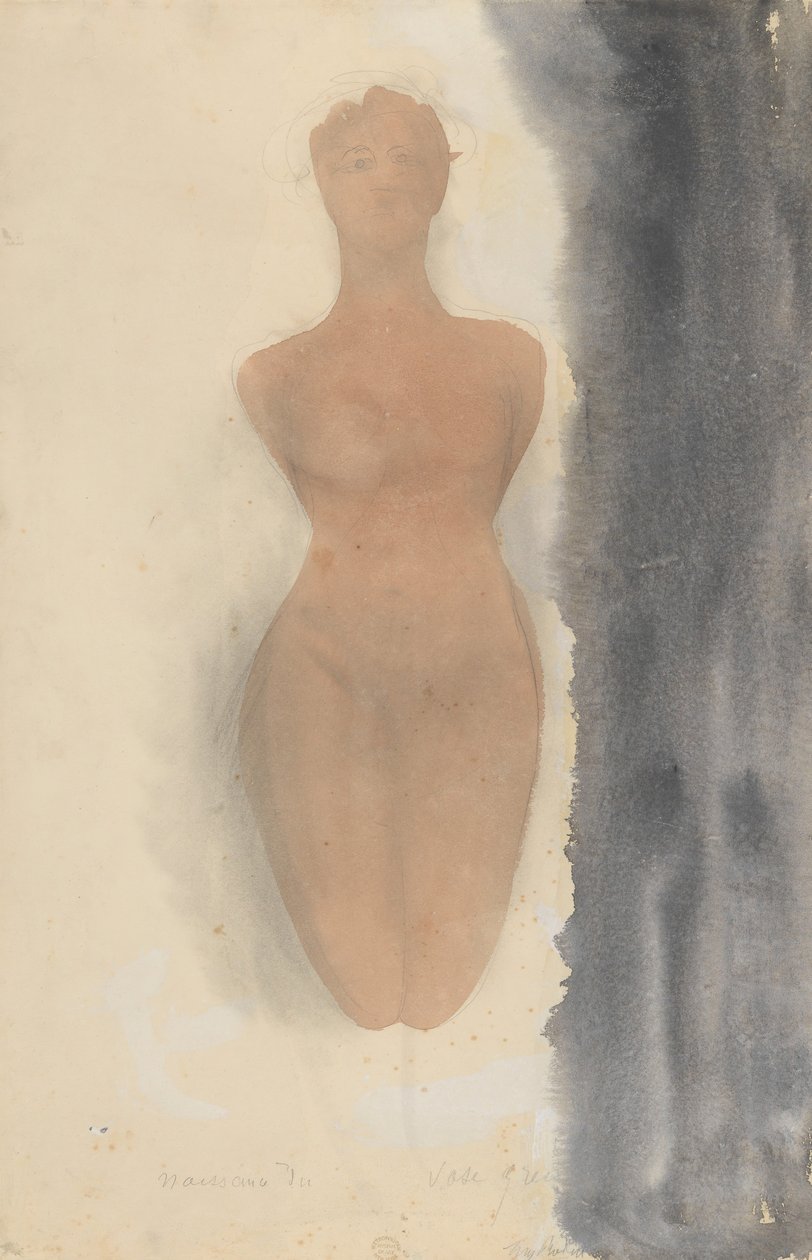 Opprinnelsen til den greske vasen, 1900-1910. av Auguste Rodin