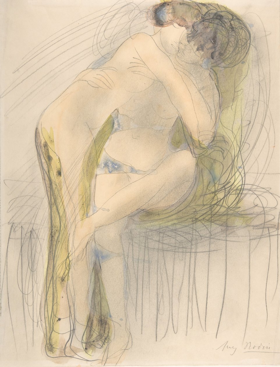 Omfavnelsen, 1900-1910. av Auguste Rodin