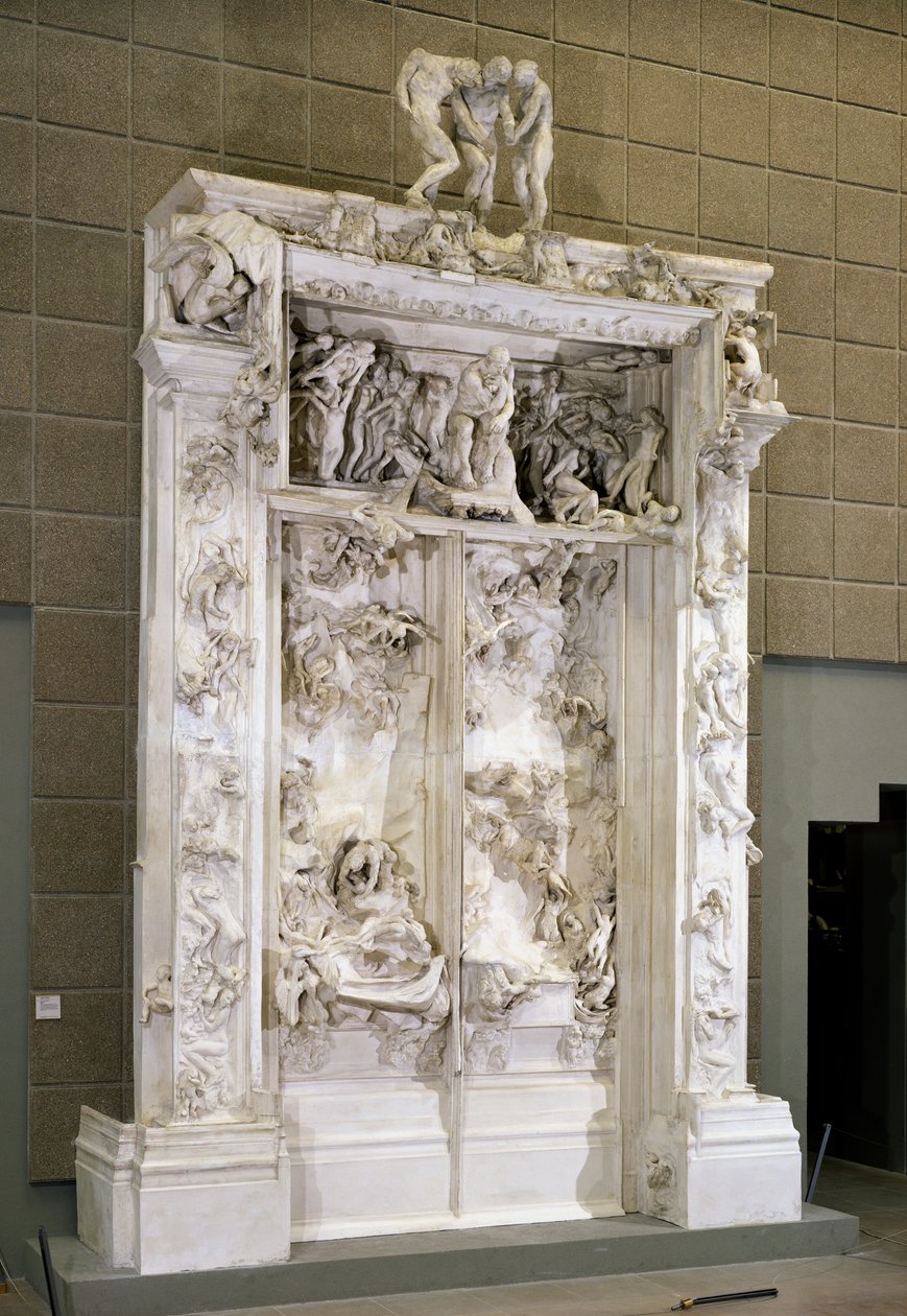 The Gates of Hell (gips) av Auguste Rodin