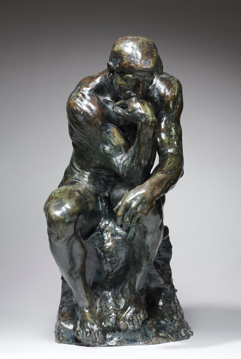 Tenkeren, ca. 1880. av Auguste Rodin